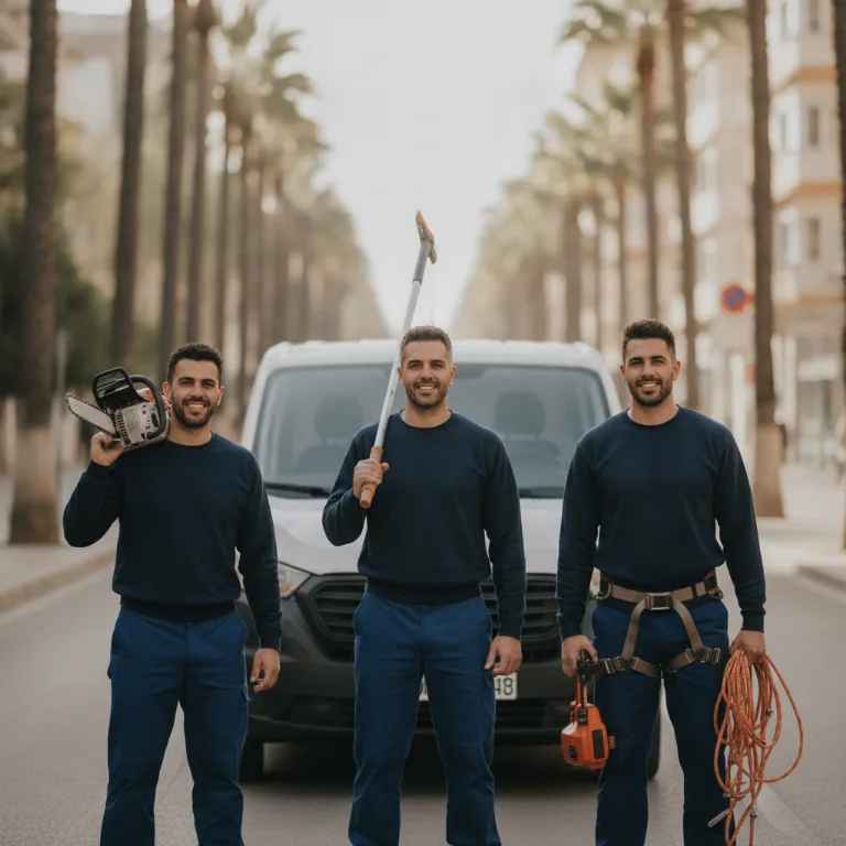 Tala de Árboles equipo en Mazarron